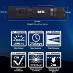 M5 Gen3 - 2,030 Lumen EDC High Power Flashlight